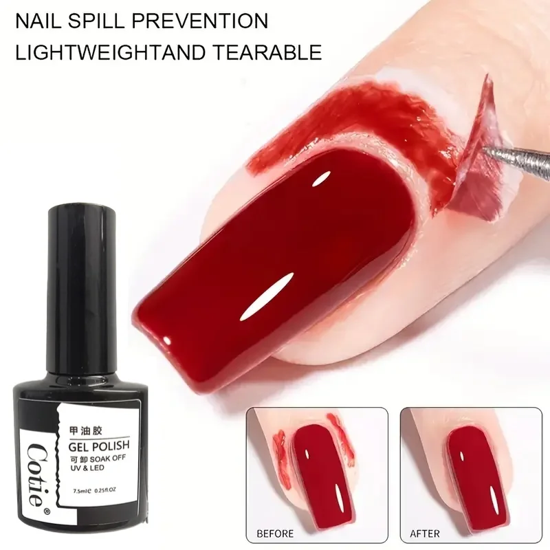 

Liquid Latex for Nails, Nail Care Keratin Protection, Manicure Liquid Latex, 15ML Keratin Barrier, Pedicure Care, Women's Gift