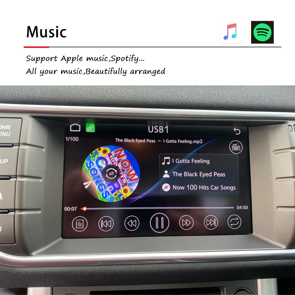 Range Rover Sport Evoque Velar Discovery Sport Discovery 5 Harman Unit 용 자동차 안드로이드 자동 CarPlay 네비게이션 시스템의 IOS