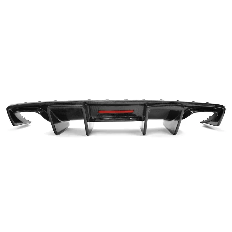 Carbon Rear Bumper Lip Diffuser For Audi A4 S line S4 B8.5 2013-2016 KB style Rear diffuser