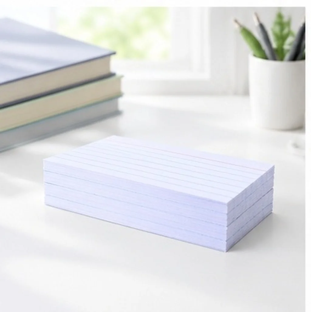 200Pcs Study Index Cards Ruled American Style Note Cards for Students Vocabulary Flashcards Exam and Planning Supplies