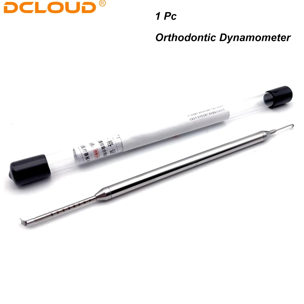 1Pc Dental Dynamometer Orthodontic Stress Tension Meter Force Oral Gauge Elastics Autoclavable Dentist Measuring Therapy Tools