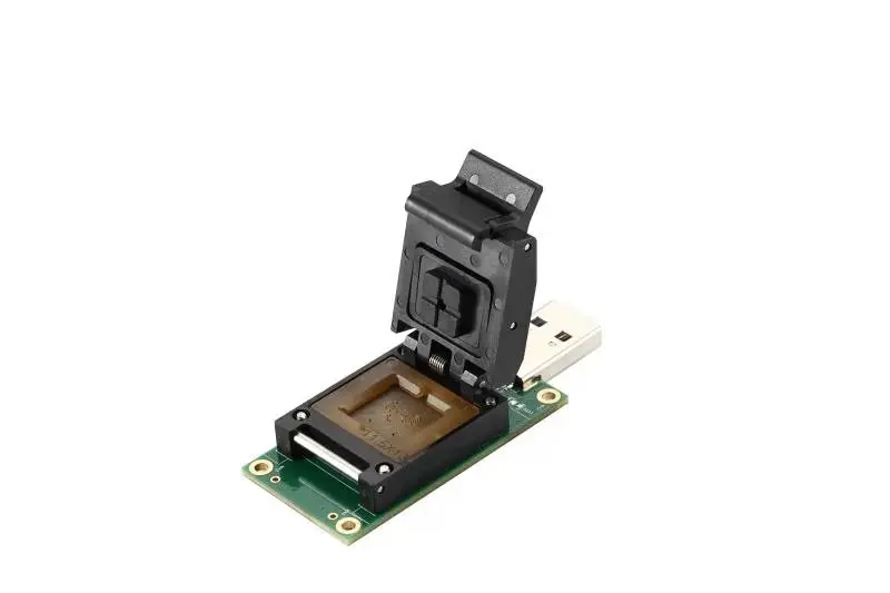 ufs153 original clamshell shrapnel to usb30 socket SM3350M main control BGA test fixture ic socket