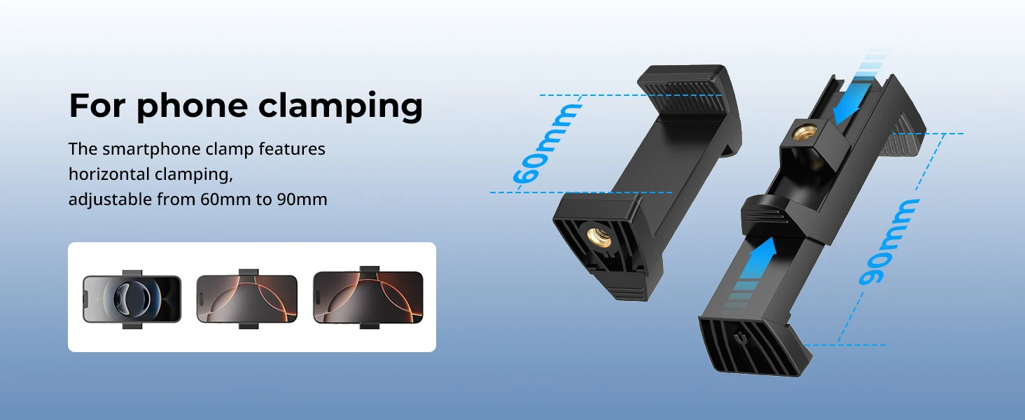 SmallRig 9,8-Zoll-Klemme in Krabbenform für Telefone mit Super-Clamp und Magic-Arm mit 1/4"-20-Schraube für Action-Kameras, Monitore, Mikrofon -5326 – Detail 5