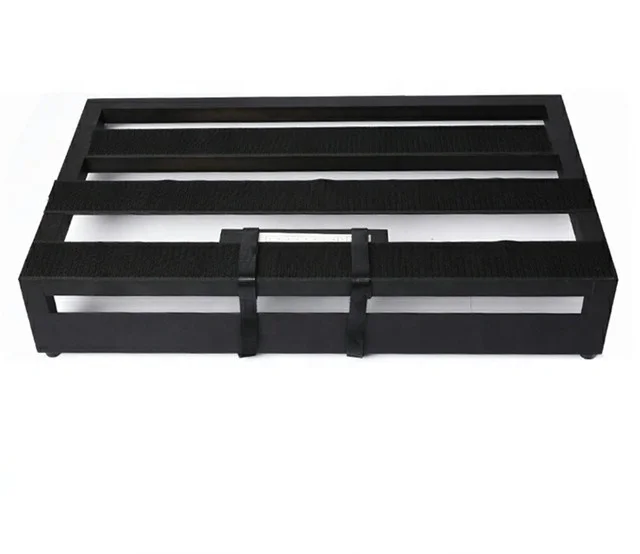 MPB-1 Aluminum Black Guitar Pedal Board with Waterproof Durable Design 51x29x2cm Dimensions and Carry Bag