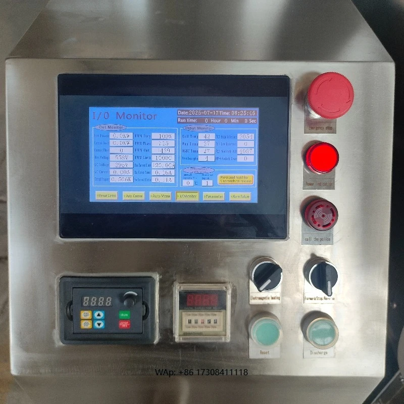 Industrial Automatic Rolling Electromagnetic Food Cooking Rice Noodle Stir-Frying Machine/Cooking Robot for Vegetables