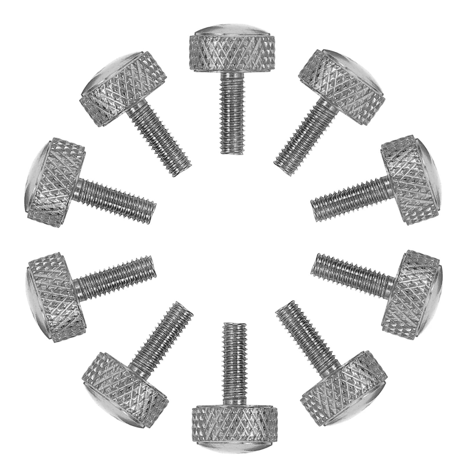 

10pcs Vernier Caliper Accessories Precision Locking Screw Grips Metal Knurled Thumb Screws Durable Clamping for Industrial