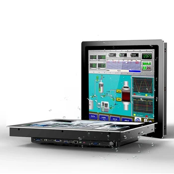 Bestseller Aluminium legierung Shell Desktop-Ständer Wand halterung Win7/10 21,5 Zoll eingebettete industrielle Touchscreen-Computer All-in-One