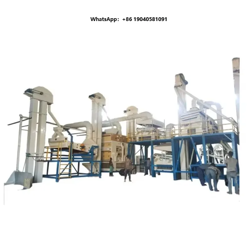 Seed Cleaner Wheat Cleaning Processing Machine Grain Cleaning Line Complete Seed Cleaning Plant