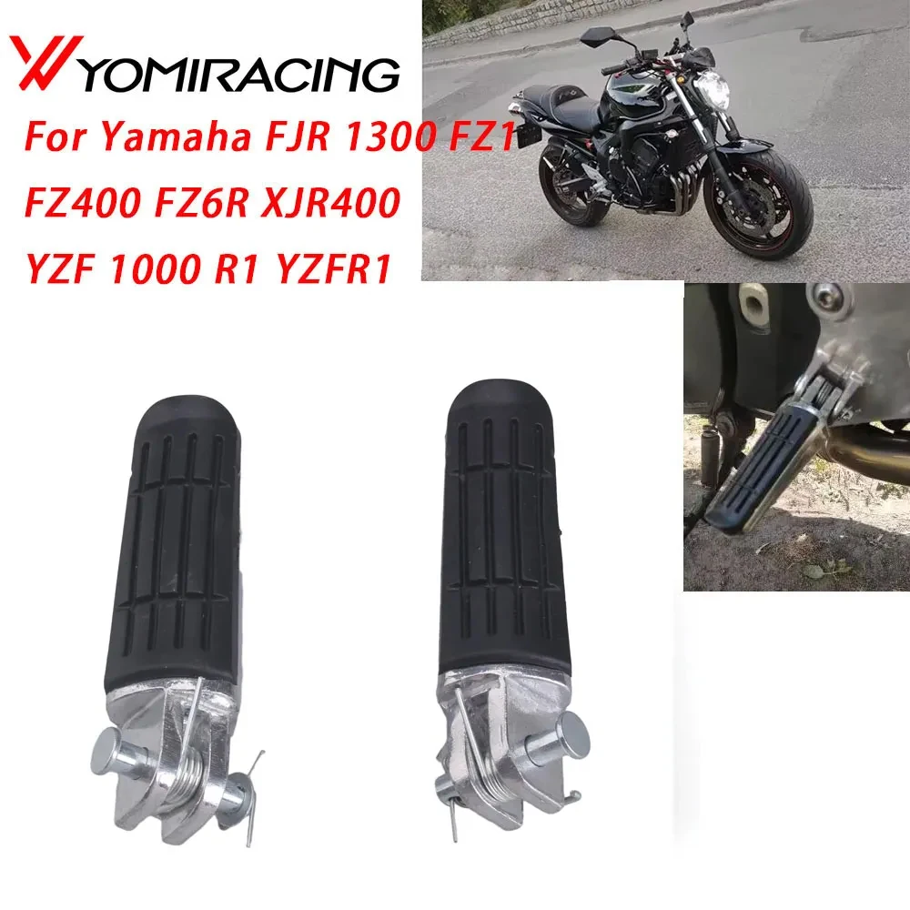 For YAMAHA FJR 1300 FZ1 FZ400 FZ6R XJR400 YZF 1000 R1 YZFR1  xjr1200 xjr1300 TDM 900 motorcycle Front Footrest Foot Pegs Pedals