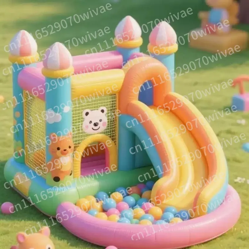 Inflatable castle indoor small domestic and foreign children inflatable indoor family small naughty castle
