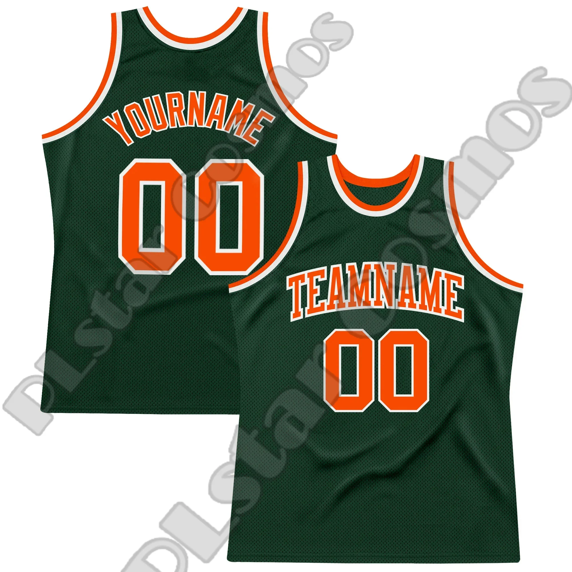 Custom Name Team Logo Pattern Basketball Jersey Shirts Breathable Sportswear 3DPrint Summer Casual Tank Top Vest Sleeveless AX6