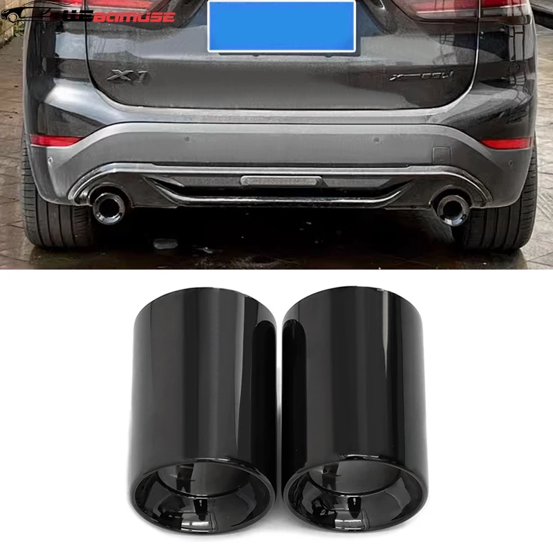 Für BMW X1 F48 2016-2021 Schalldämpferspitze Endrohr Ersatz Abgasanlage Düse Auspuffabdeckung