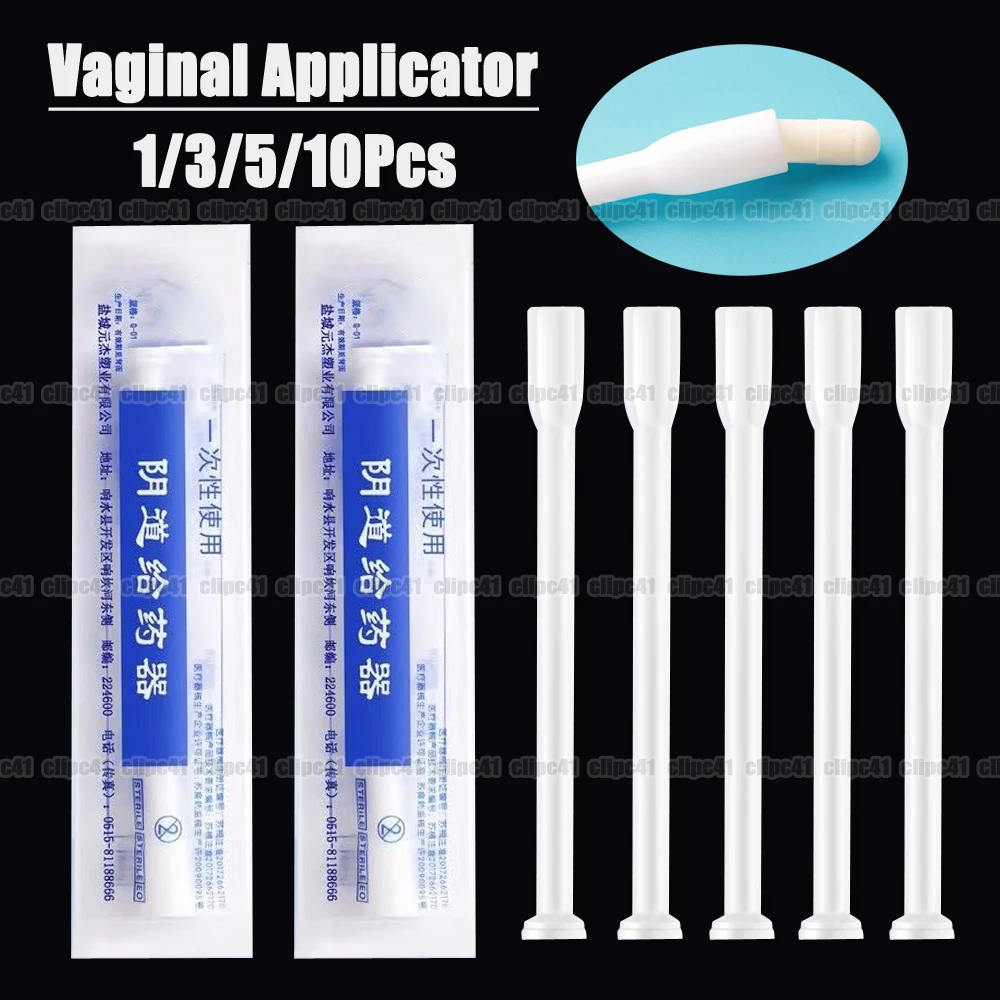1-10Pcs Sterile Vaginal Applicator Lubricant Injector Syringe Lube Disposable Anal Nasal Cavity Applicator For Health Care