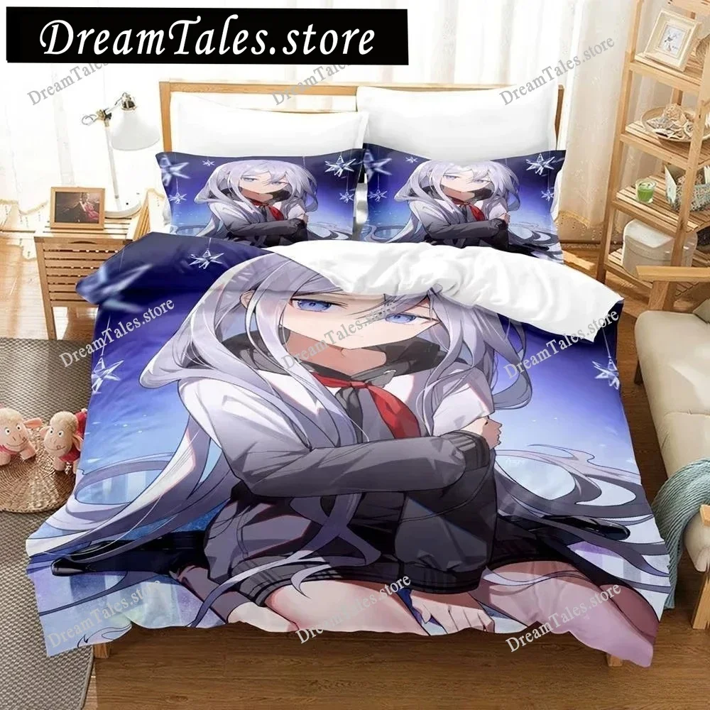 Yoisaki Kanade Kawaii Girl Colcha De Verano Cama Style Duvet Cover Pillow Case Bedding Set Quilt Cover Double Bed Home Textile