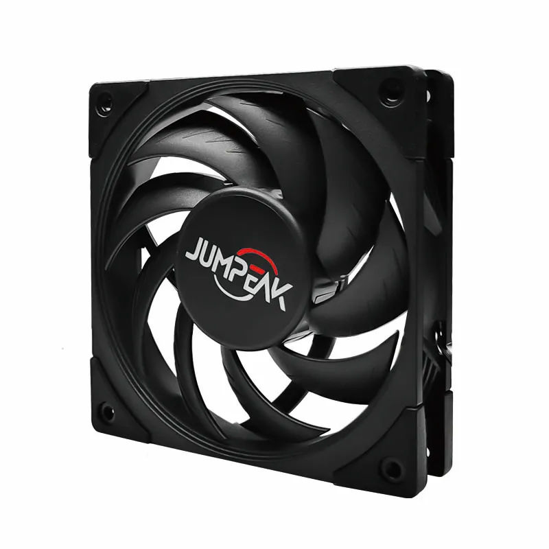 Jumpeak-ventilador de alto rendimiento para PC, sistema de refrigeración de CPU, 4 pines, PWM, 2500mm, rodamiento FDB, silencioso, 12cm, 120 RPM