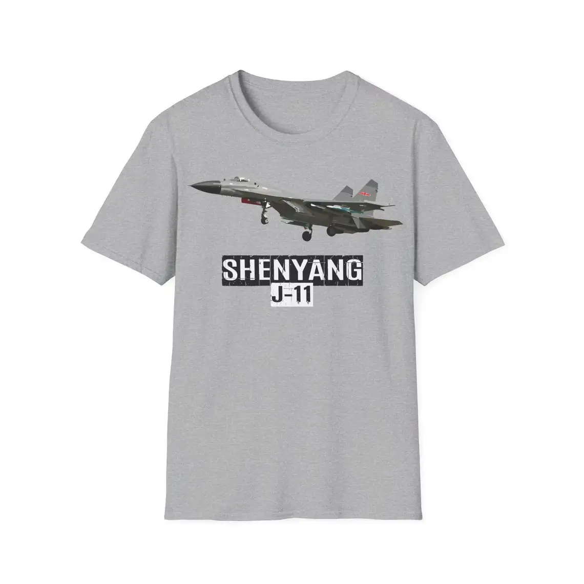 Shenyang J-11 Jet Fighter T-Shirt 100% Cotton O-Neck Summer Short Sleeve Casual Mens T-shirt Size S-3XL