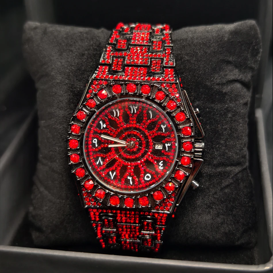 Red Diamond Watch For Men Bran - огляд і ціна Jewelry And Watches Luxury Brand