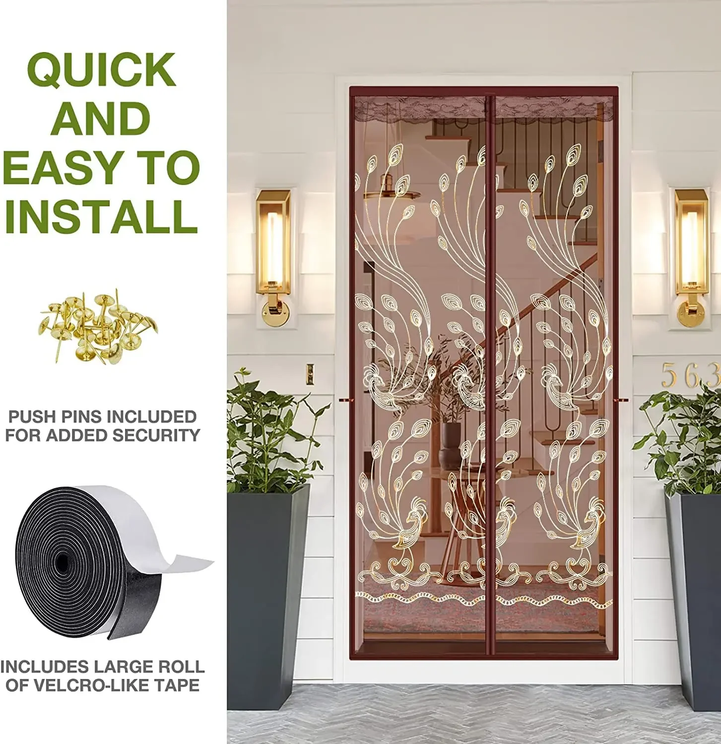 

Anti-Mosquito Mesh Automatic Close Magnetic Anti-Mosquito Mesh Door Mesh Bug Preventing Fly Partition Curtain Curtain