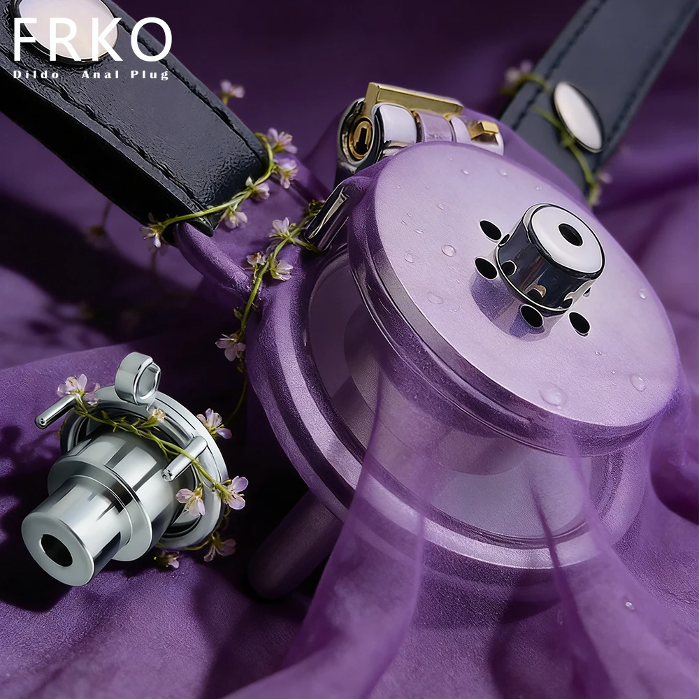 FRKO BDSM Negative Chastity Cage Device CBT Adult Games Inverted Penis Lock Cage With Metal Urethral Catheter Sex Toys Men Gays