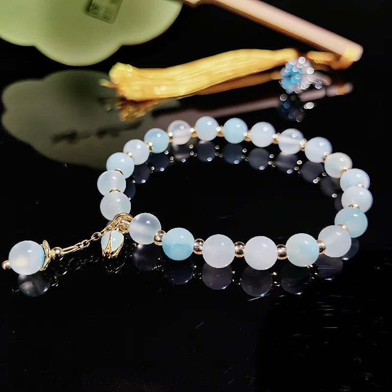 

Jewelry Bracelet Exquisite Natural Stone Fashion Handmade Women's Hand Bracelets A Symbol of Serenity and New Beginnings