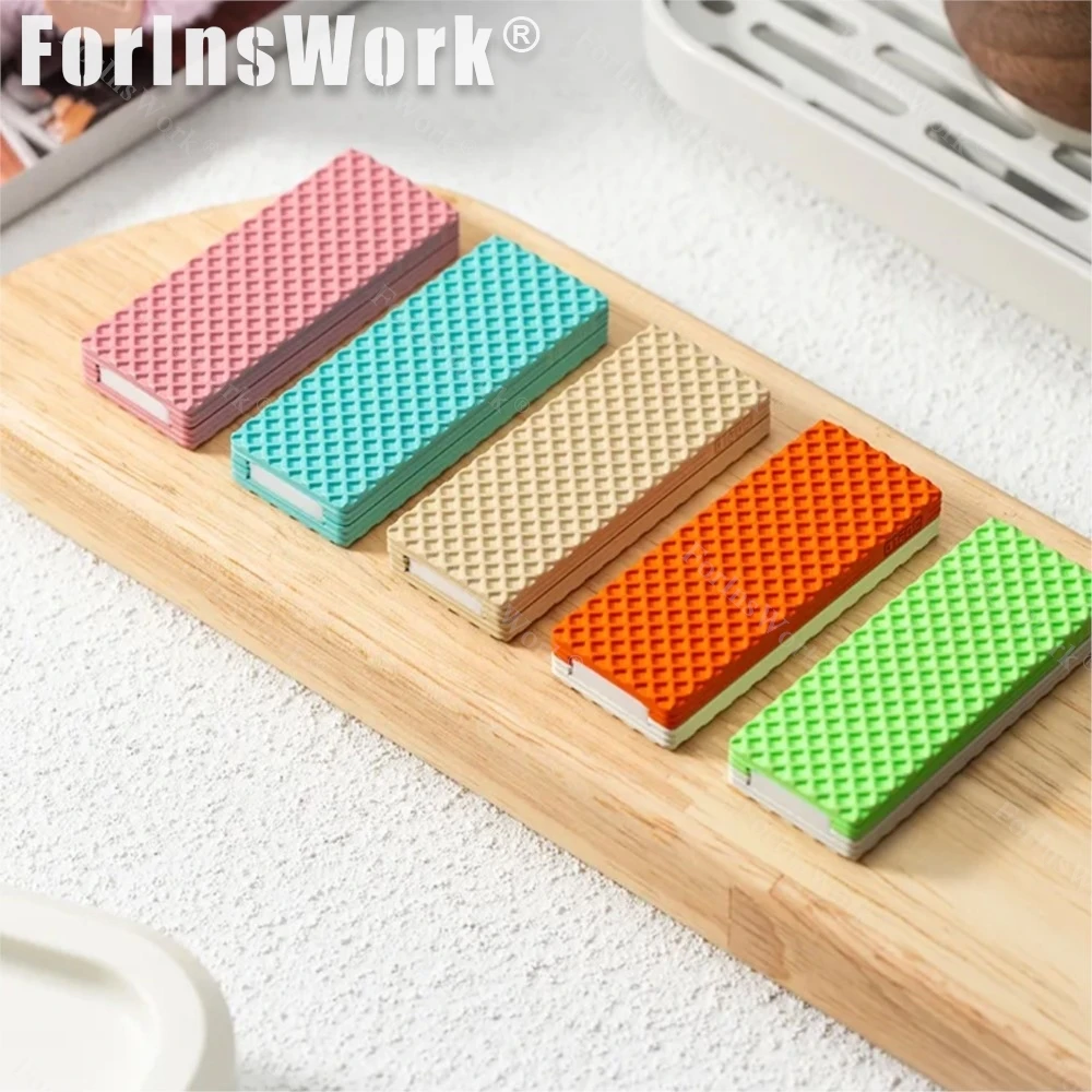 01EDC plaquette Biscuit mécanique Push Slider Fidgets jouets adulte bureau jouets métal Fidget Spinner soulagement du Stress jouet