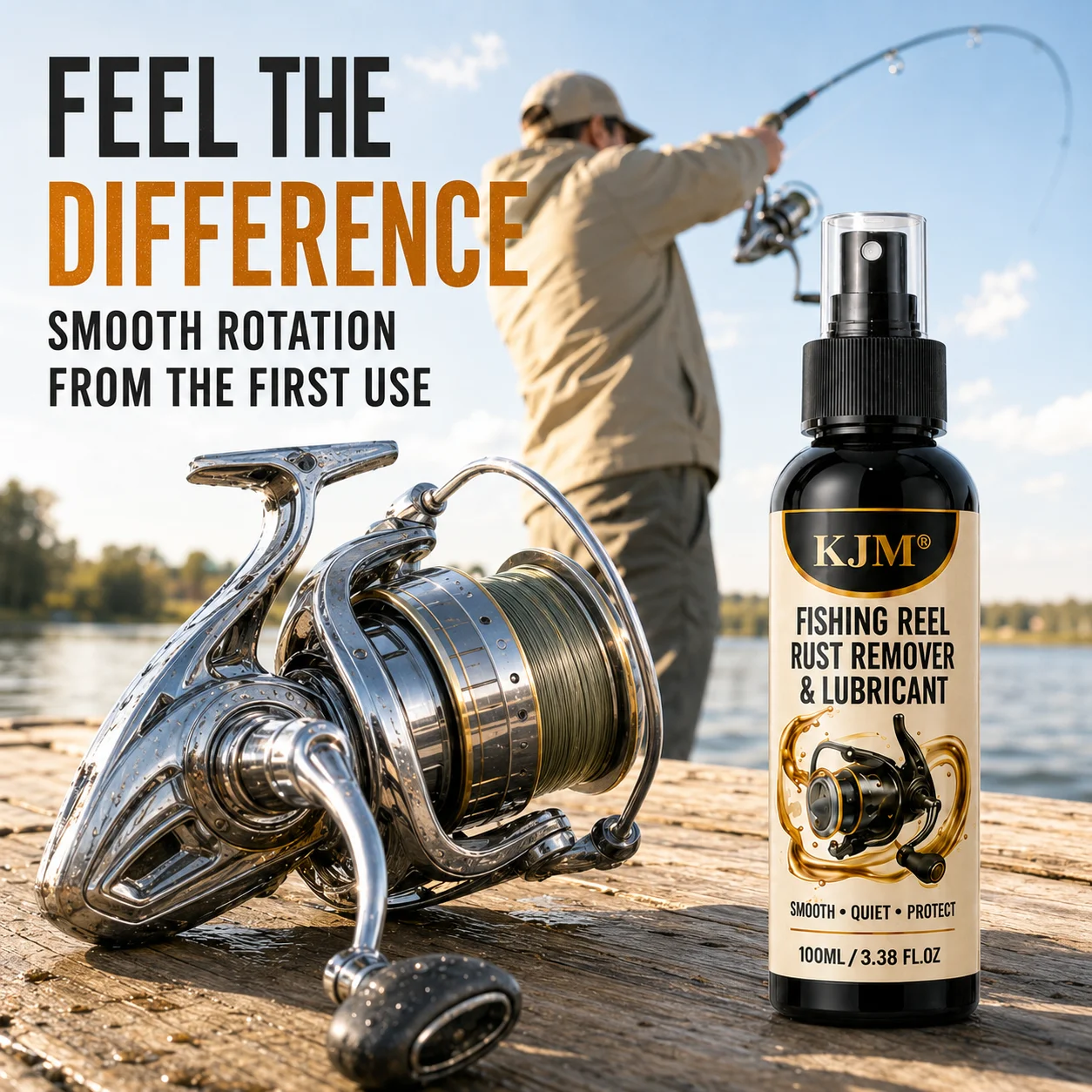 KJM Multi Purpose Oil Spray 10 - огляд і ціна Reel Lubricant