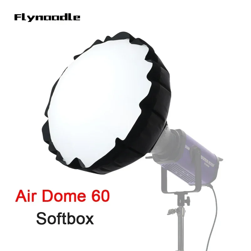 

Flynoodle Air Dome 60 Air Softbox Standard Bowens mount for Photography Lamp Quick Release Design for One-step Setup and Folding