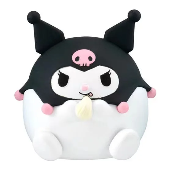 BANDAI Sanrio Action Figures Model Kuromi Pompompurin Cinnamon Round and Rolling Shape Gashapon  Official Genuine