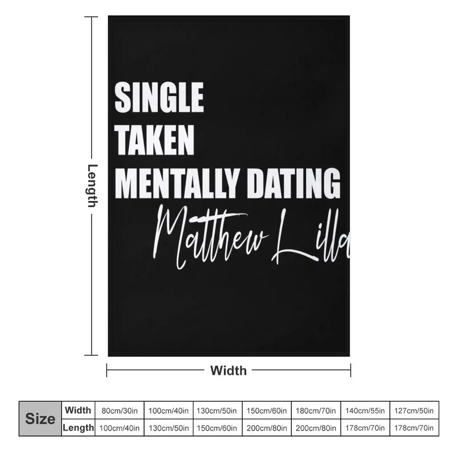 Mentally Dating Matthew Lillard Throw Blanket couch cozy soft plush fuzzy picnic outdoor blanket