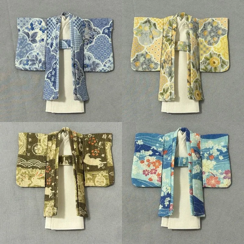 1/12 Ob11 Kimono Yukata Body Clothes Bjd P9 P10 Obitsu 11 Ymy Kimono Doll Action Figures Clothes Doll Accessories