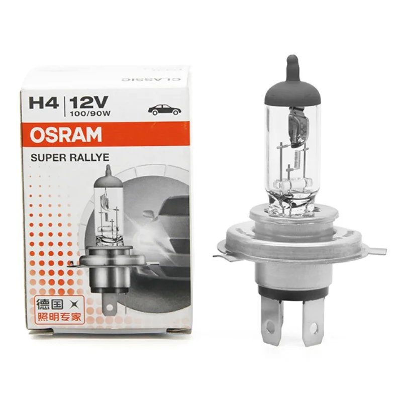 OSRAM 62204 HALOGEN-SCHEINWERFERLAMPE H4 100/90W 12V SUPER RALLYE HERGESTELLT IN CHINA