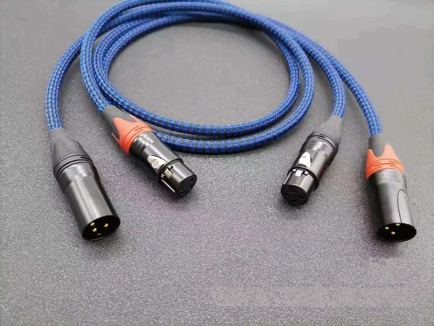 Japanese CANARE Balanced Signal Cable,Four Core Oxygen Free Copper XLR Cable, Capacitor Microphone Cable