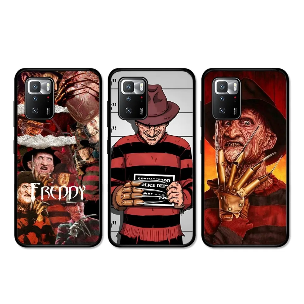 Film K-Kruegers F-Freddys Horror Phone Case For Redmi 5 6 7 8 9 10 Plus Pro 6 7 8 9 A GO K20 K30 K40 Pro Plus F3 Fundas