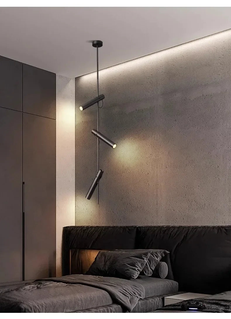 Creative Nordic Chandelier Black Dining Room Island