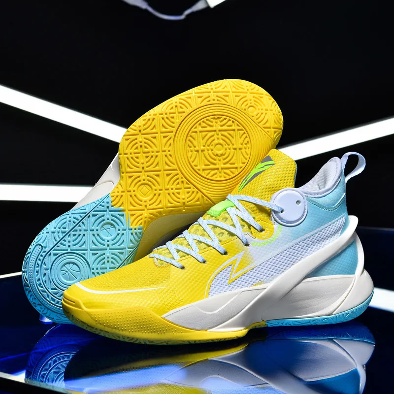 Basketball Shoes for Junior High School Students, Non-slip, Wear-resistant, Youth Friction-resistant Breathable Basketball Shoes