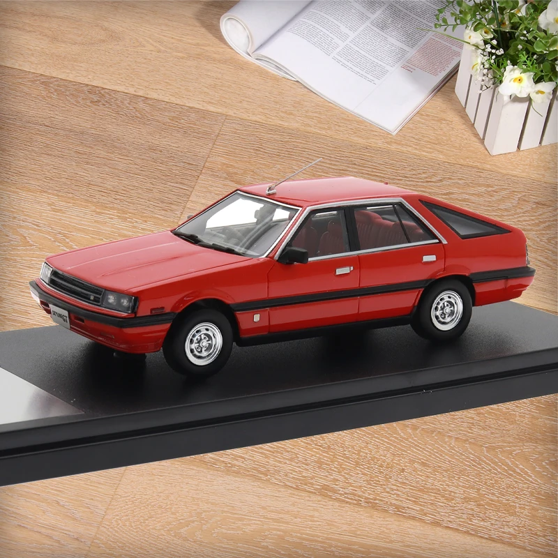 Hi-Story Brand 1/43 Scale Model Cars Resin Diecast SKYLINE HATCHBACK 2000 TURBO GT-E·X (1984) Car Model Collection Decoration