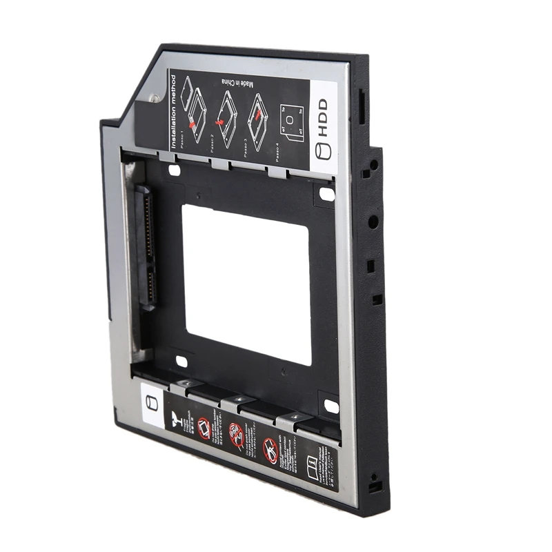 Hot TTKK 5X Universale Sata 2Nd HDD Ssd Disco Rigido Caddy 9.5Mm Per Cd/Dvd-Rom Baia Ottica Per HDD Sataii Sdd Staffa del Disco Rigido