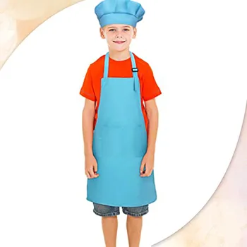 Cheap Wholesale Children Adult Parent-child Chef Apron Painting Cooking Class Suit Apron…
