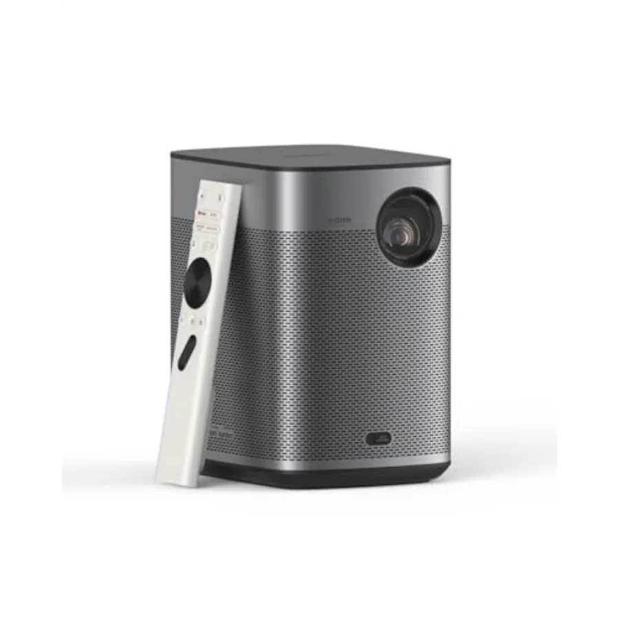 

Portable Projector for Home Cinema with Google TV 700 ISO Lumens Harman Kardon Speakers Auto Focus Built-in Battery 2.5H Playti