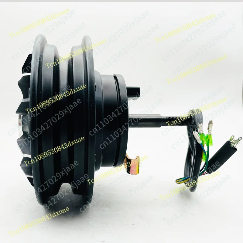 Electric tricycle wheel hub motor unilateral shaft drum brake motor