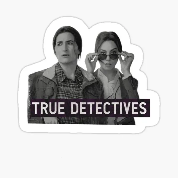 Agatha Rio True Detectives  5PCS Stickers for Decorations Background Water Bottles Art Room Stickers Bumper Luggage Anime Window