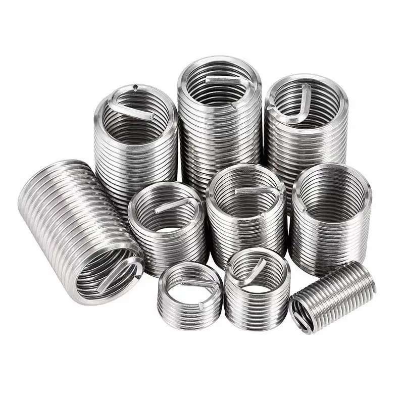 60Pcs/Set Stainless Steel Wire Thread Insert Thread Repair M3-M12 Stainless Steel Spiral Wire Screw For Helical Repair