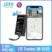 JIMI JM-VL03 4G Vehicle Tracker 9-90V GPS For Motorcycle Stop Engine Remote Scooter Tracking Car Against Theft LTE Locator DC