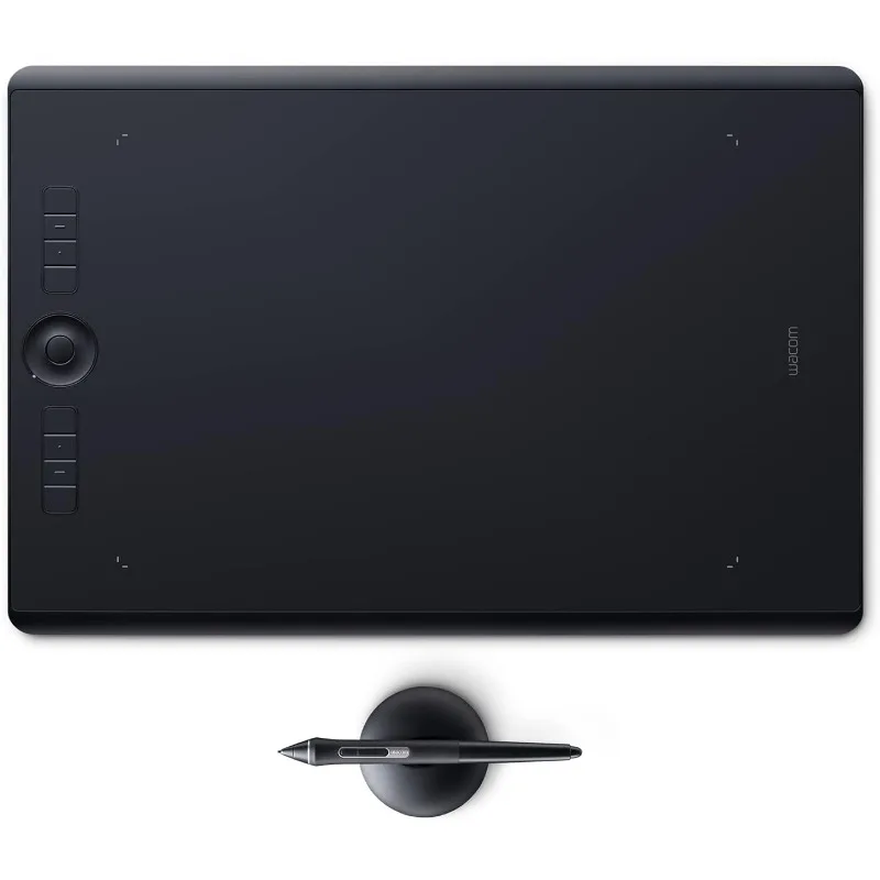 

Планшет для рисования Intuos Pro, большой беспроводной графический планшет 16,8 x 11,2 дюйма с Pro Pen 2 и сенсорным кольцом, цифровой планшет для рисования