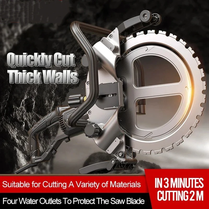 

DE0405 Reinforced Concrete Cutting Machine New High Quality Brushless Ring Saw 5200W Stone Wall Cutting Machine