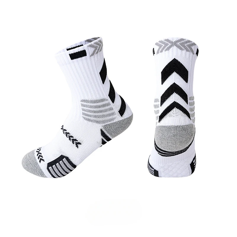 Breathable Mesh Athletic Terry Socks Cushioned Moisture-managing Durable Reduces Foot for Running Hiking Sports