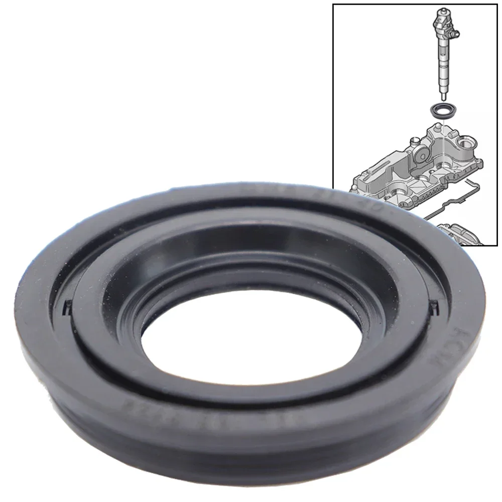 4Pcs Fuel Diesel Injector Seal Ring For Audi  A1 8X A3 8P 8V A4 B8 8K A5 8T A6 C7 4G Q3 8U Q5 8R TT Valve Gaskets Holder Cover