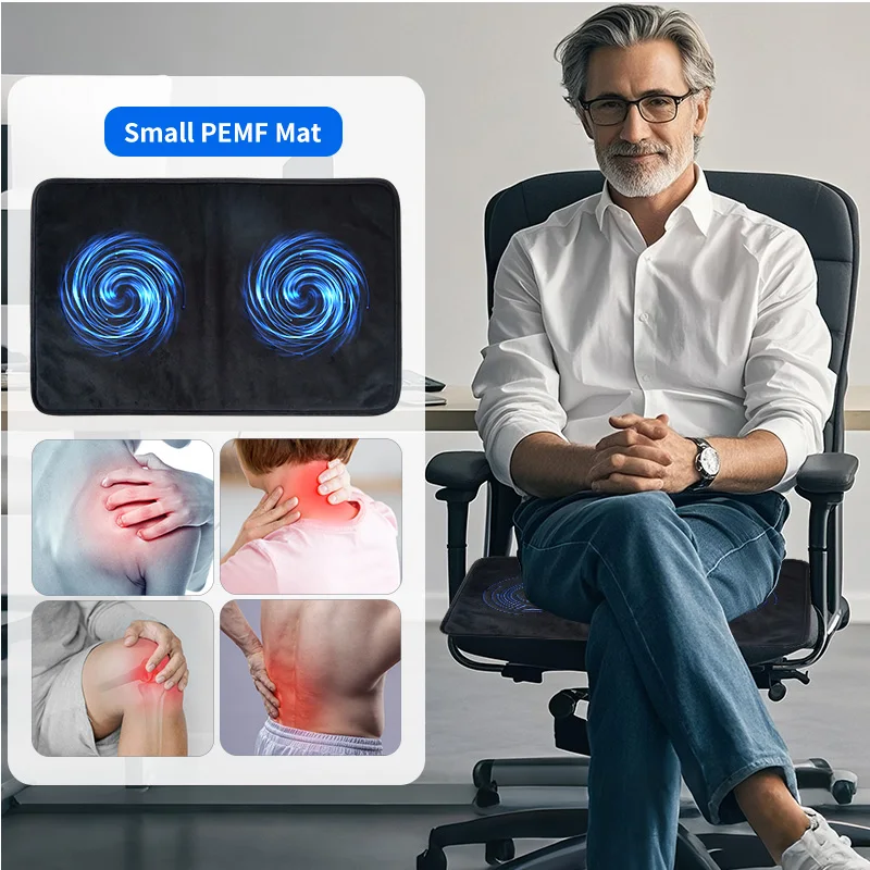 PEMF Therapy Mat Full Body Magnetic Field Therapy Pad for Natural Pain Relief,Deep Muscle Massage,Sleep Improvement&Wellness