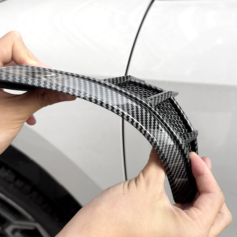 ل MG ZS HS GT HECTOR MG3 MG5 MG6 MG7 سيارة درابزين فتحات جانبية تدفق الهواء كمية ثقب مصبغة ملصق غطاء اكسسوارات السيارات