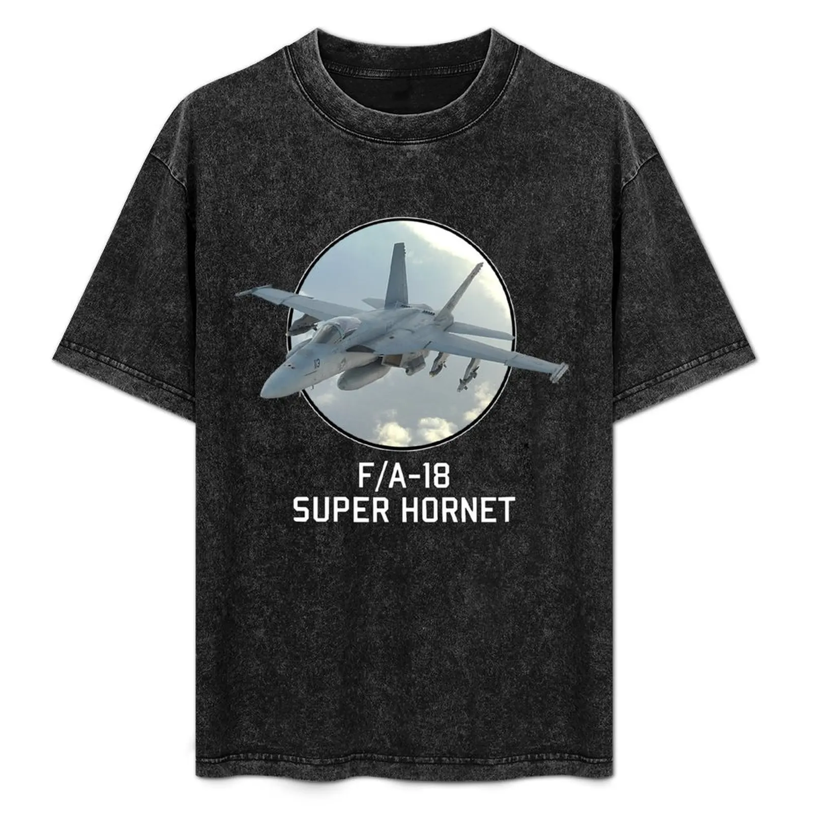 

F/A-18 Super Hornet T-Shirt Basic Breathable Solid Color T-Shirt